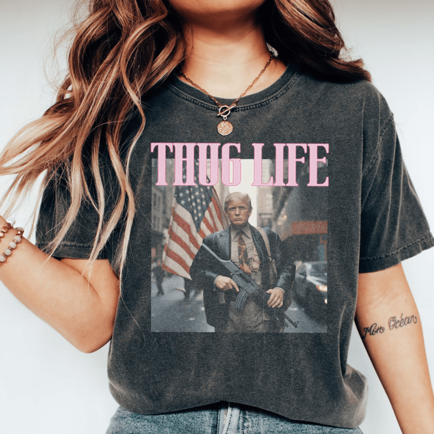 Trump Thug Life 4th of July Shirt, Donald Trump Shirt, Trump Supporter Shirt