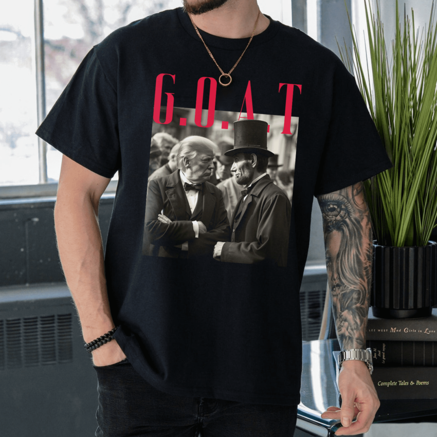 GOAT Shirt, Blessing Trump 2024 Shirt, Trump Supporter Shirt