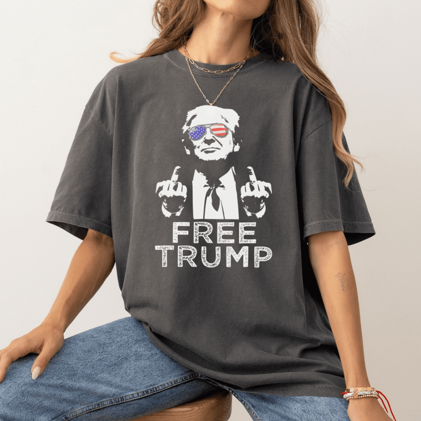 Free Trump Shirt, Blessing Trump 2024 Shirt, Trump Supporter Shirt