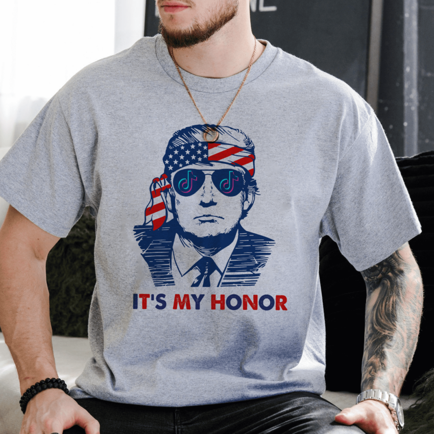 It’s My Honor shirt, Trump 2024 shirt, Trump 4th Of July shirt, Trump Supporter shirt