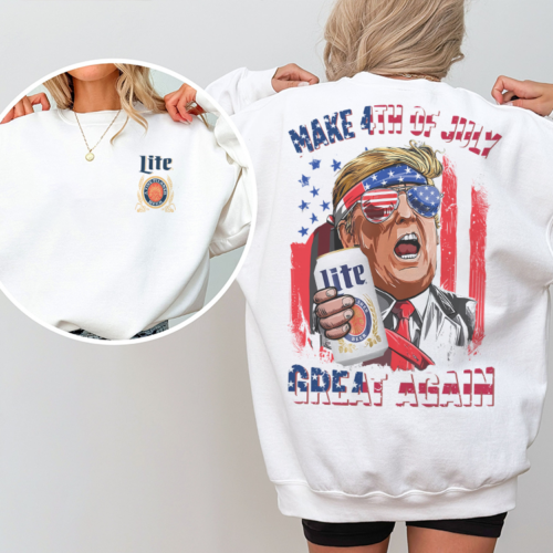 Coors Lite Make 4th of July Unisex shirt, Trump 2024, Trump Supporter shirt