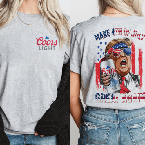 Coors Light Make 4th of July shirt, Trump 2024, Trump Supporter shirt