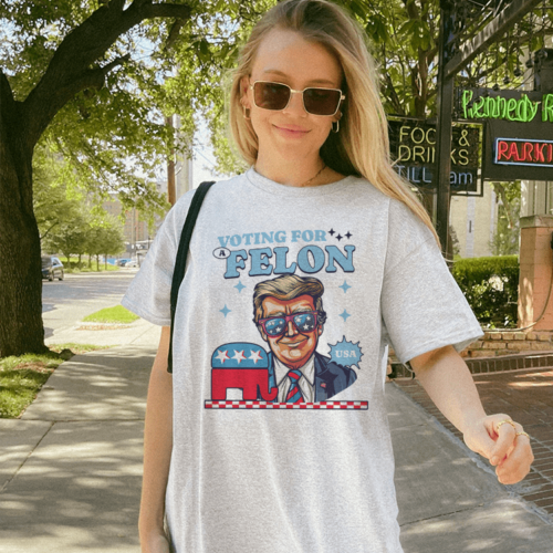 Voting for felon shirt, Trump Unisex shirt, Trump Supporter Shirt