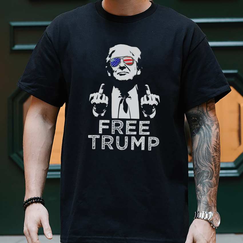 Free Trump Shirt, Blessing Trump 2024 Shirt, Trump Supporter Shirt