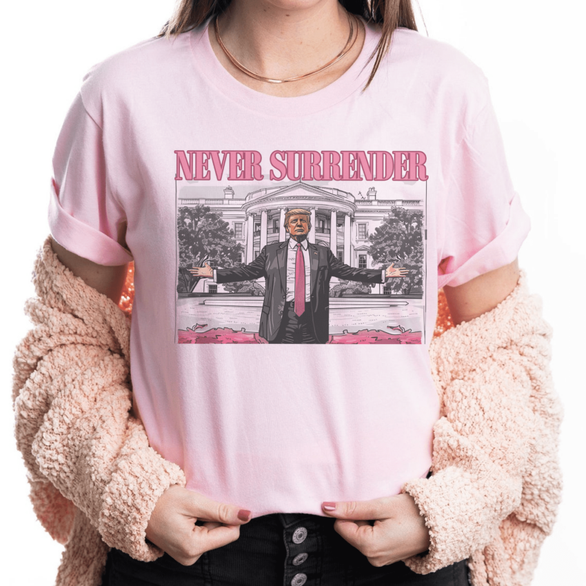 Trump Never Surrender shirt, Donald Trump in White House Unisex shirt, Trump Supporter shirt