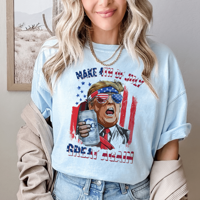 Busch Light Trump shirt, Make 4th of July Shirt, Donald Trump shirt, Trump Supporter shirt