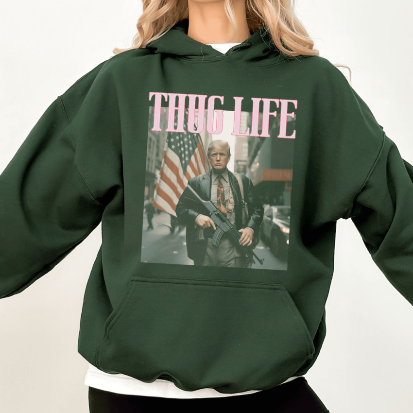 Trump Thug Life 4th of July Shirt, Donald Trump Shirt, Trump Supporter Shirt