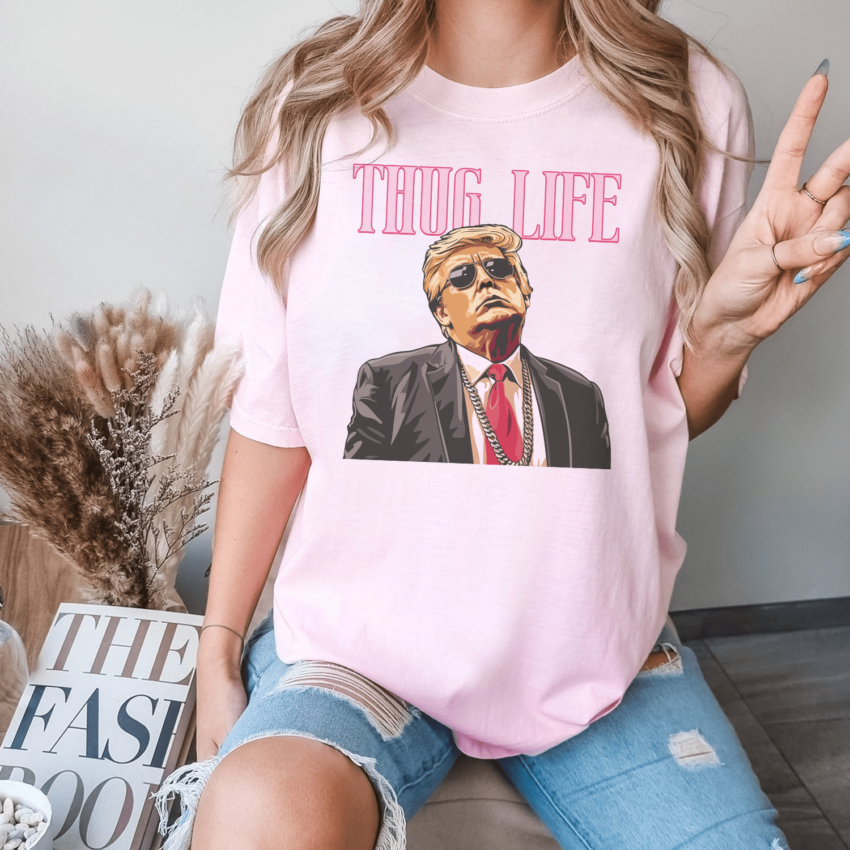 Thug Life Gangster Shirt, Donald Trump Shirt, Trump Supporter Shirt