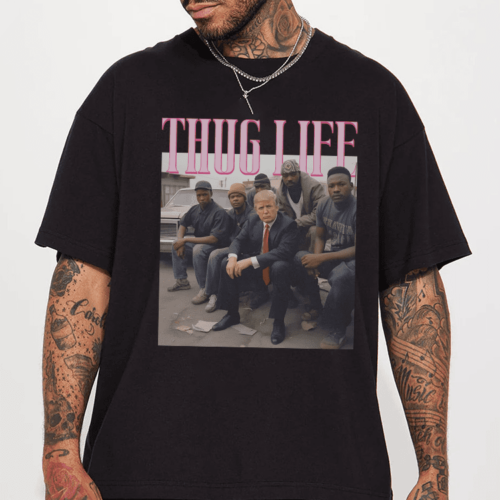 Trump thug life shirt, Gangster shirt, Trump Unisex shirt, Trump Supporter Shirt