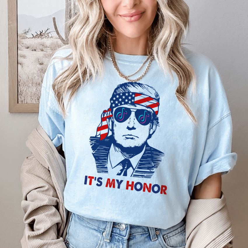 It’s My Honor shirt, Trump 2024 shirt, Trump 4th Of July shirt, Trump Supporter shirt