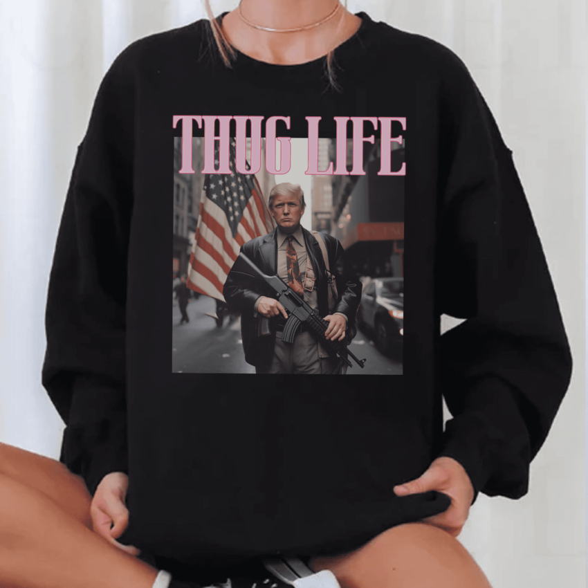 Trump Thug Life 4th of July Shirt, Donald Trump Shirt, Trump Supporter Shirt