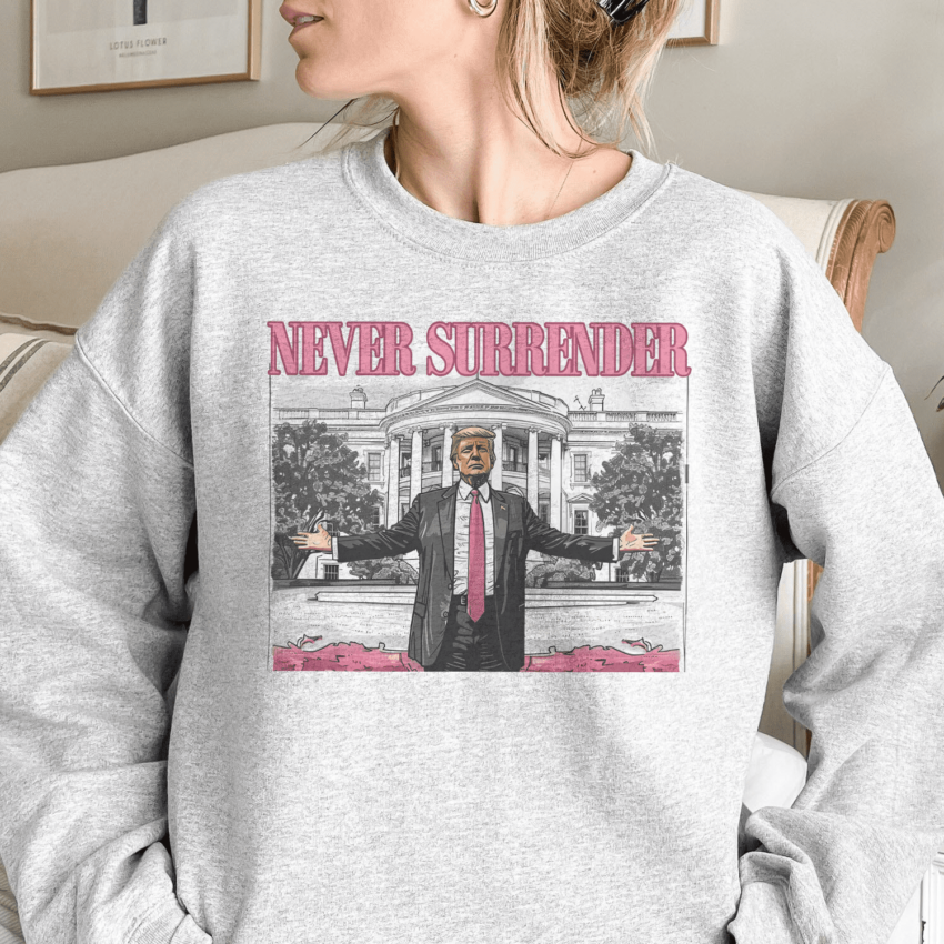 Trump Never Surrender shirt, Donald Trump in White House Unisex shirt, Trump Supporter shirt