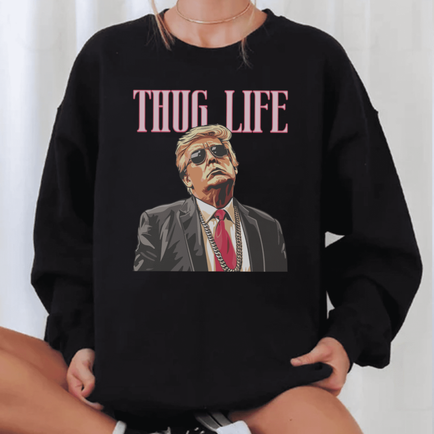 Thug Life Gangster Shirt, Donald Trump Shirt, Trump Supporter Shirt