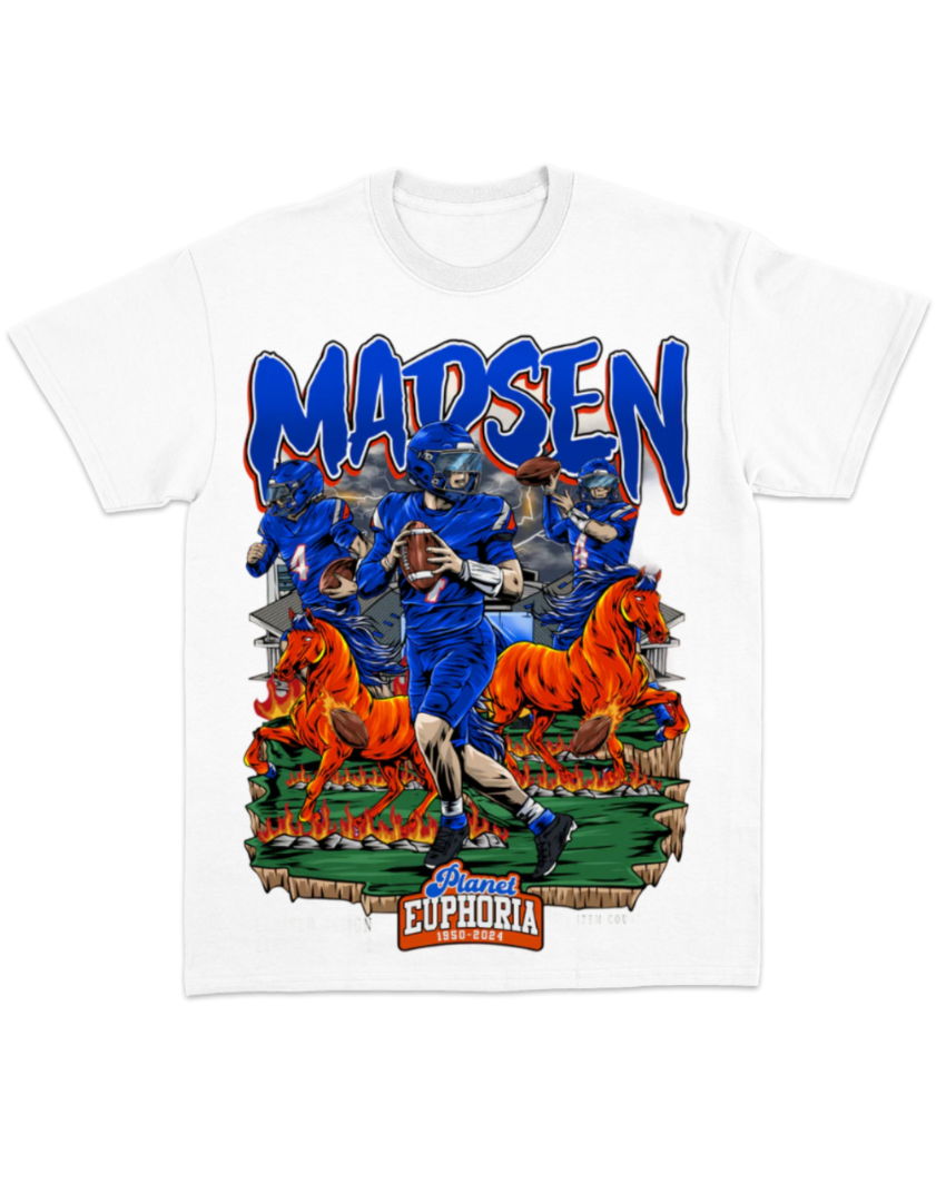 Maddux Madsen – #4 Quarterback NIL T-Shirt