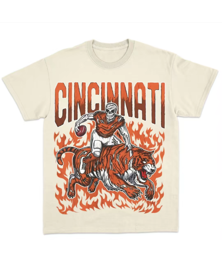 Vintage Cincinnati Bengals NFL Unisex Garment-Dyed T-shirt