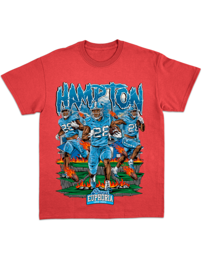 Omarion Hampton #28 Running Back NIL T-Shirt