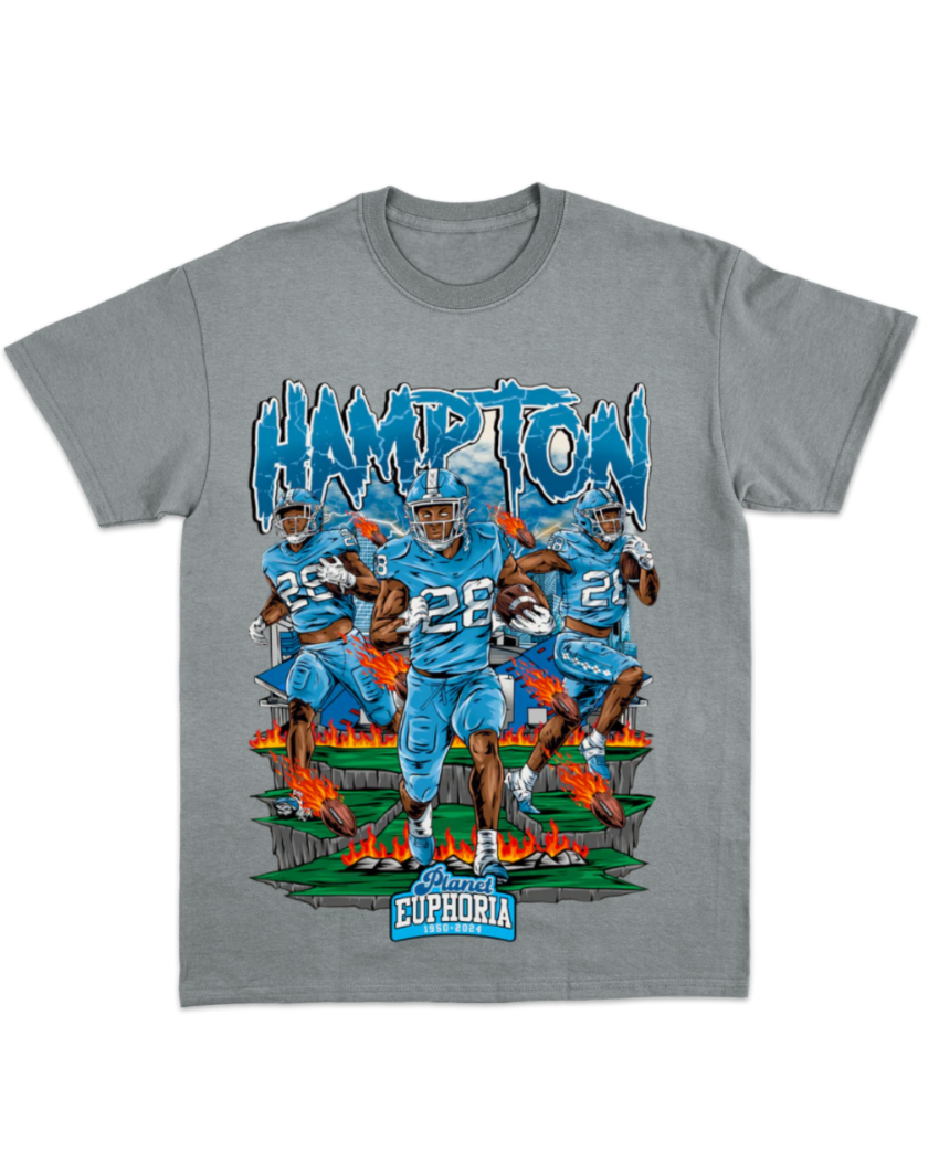 Omarion Hampton #28 Running Back NIL T-Shirt