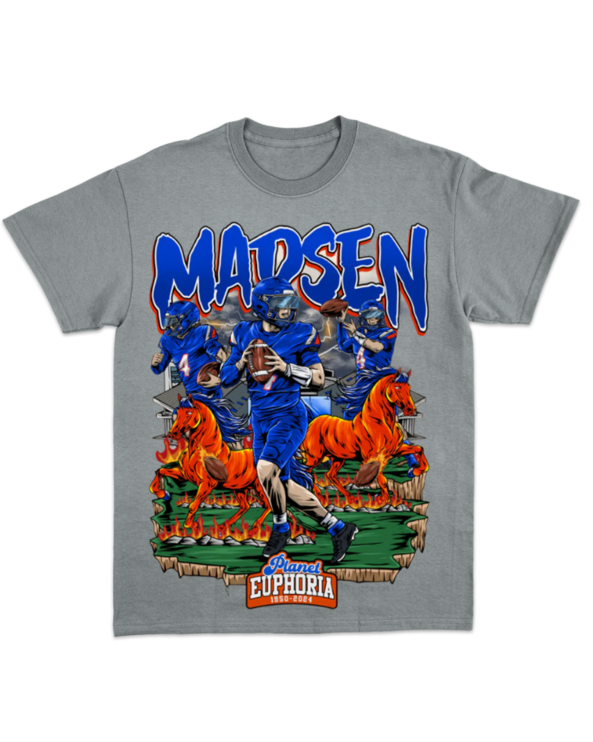 Maddux Madsen – #4 Quarterback NIL T-Shirt