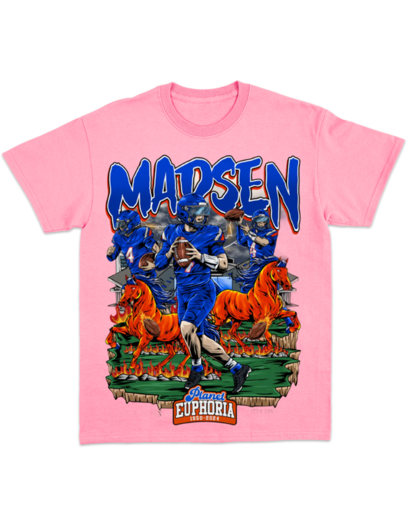 Maddux Madsen – #4 Quarterback NIL T-Shirt