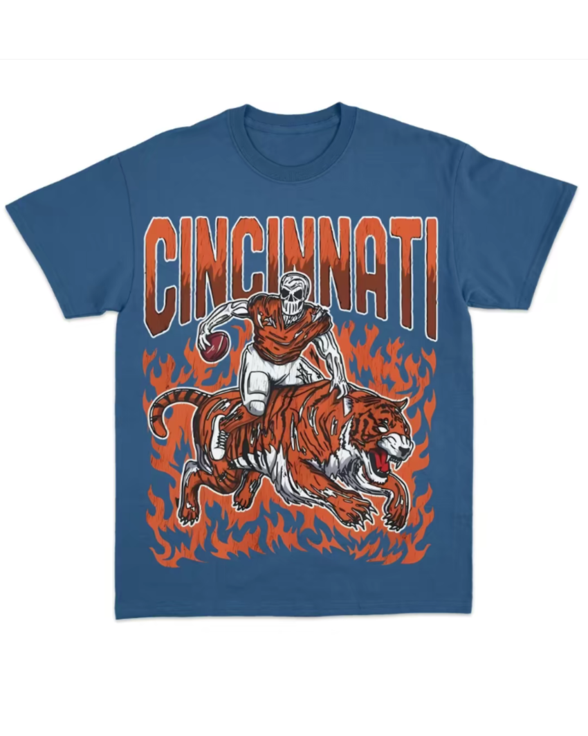 Vintage Cincinnati Bengals NFL Unisex Garment-Dyed T-shirt