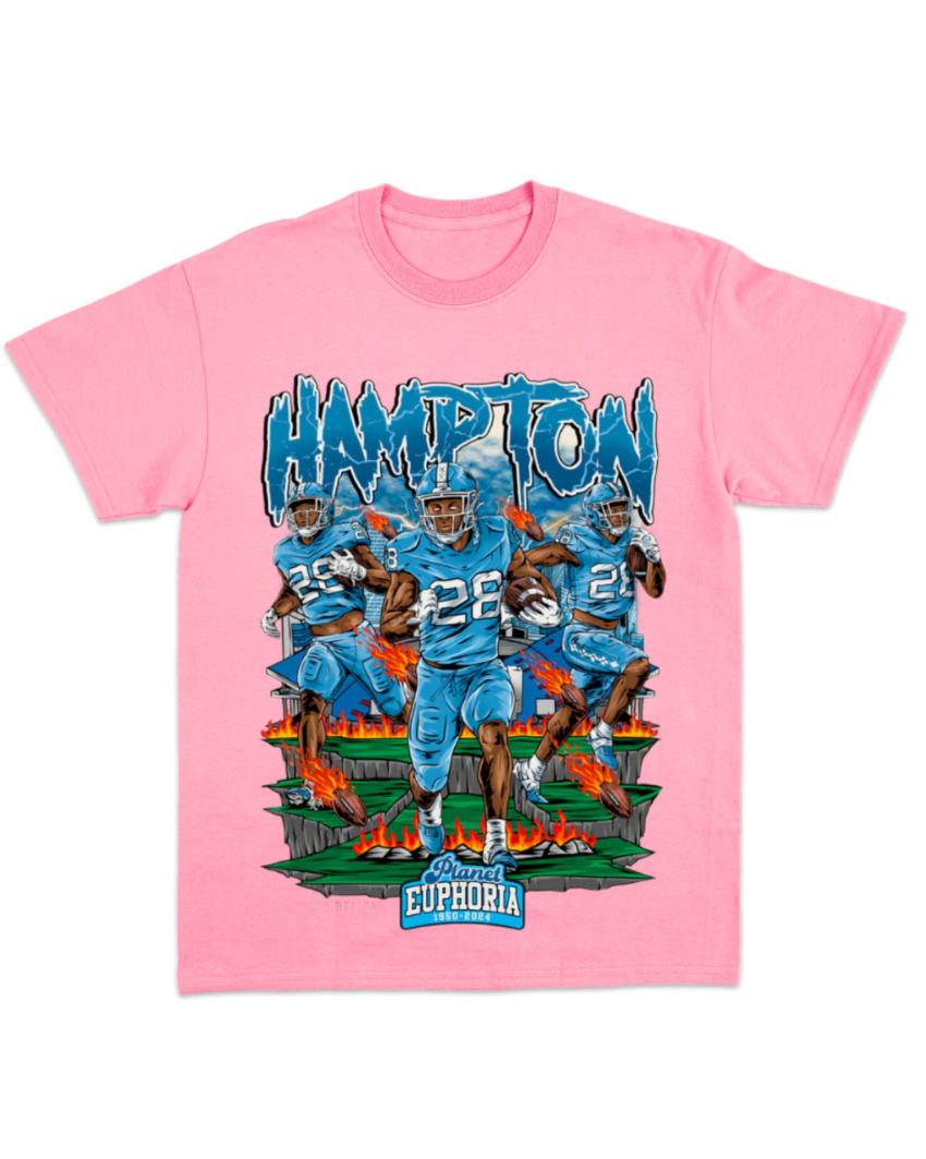 Omarion Hampton #28 Running Back NIL T-Shirt