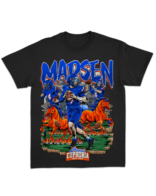 Maddux Madsen – #4 Quarterback NIL T-Shirt