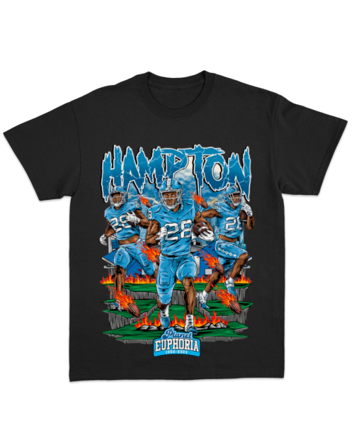 Omarion Hampton #28 Running Back NIL T-Shirt