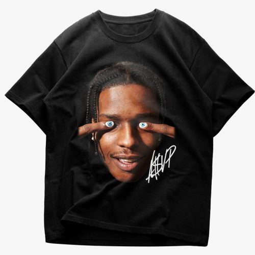 ASAP Rocky Big Face T-shirt, Graphic Tee