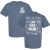 Say His Name – Comfort Colors® Christian T-Shirt | Jesus Faith-Based Apparel